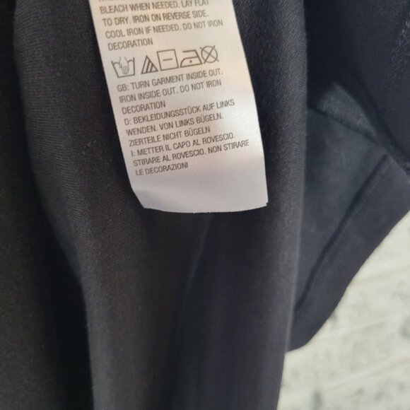 Fourth of July Quacker Factory QVC Womens Top 3X Plus Tee Black Studs B5E - Picture 7 of 11